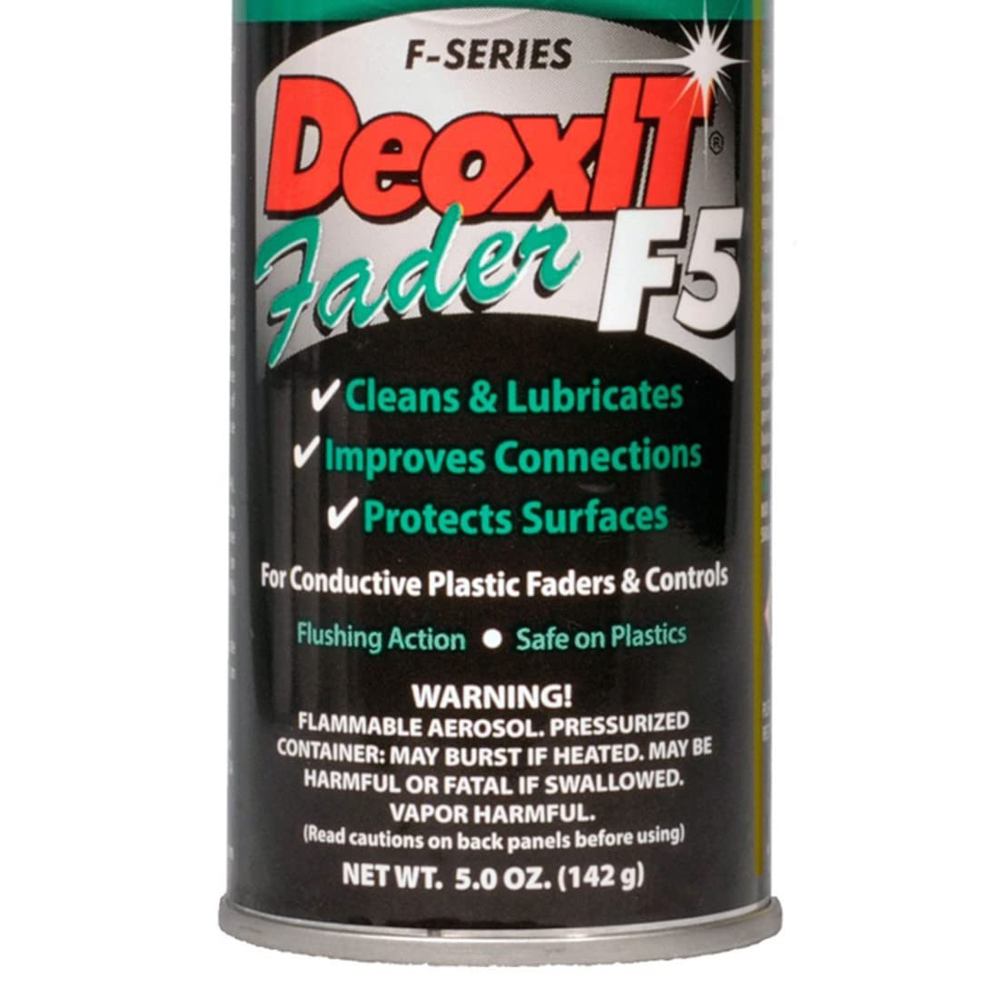 Caig F5 Deoxit F5S-H6 - Limpiador lubricante Faderlube + paño de microfibra Keepdrum