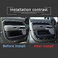 Vista 2 de Para Land Rover Defender 2020 2021 aleación de aluminio protección de tornillo de puerta, cubierta decorativa, accesorios de automóvil