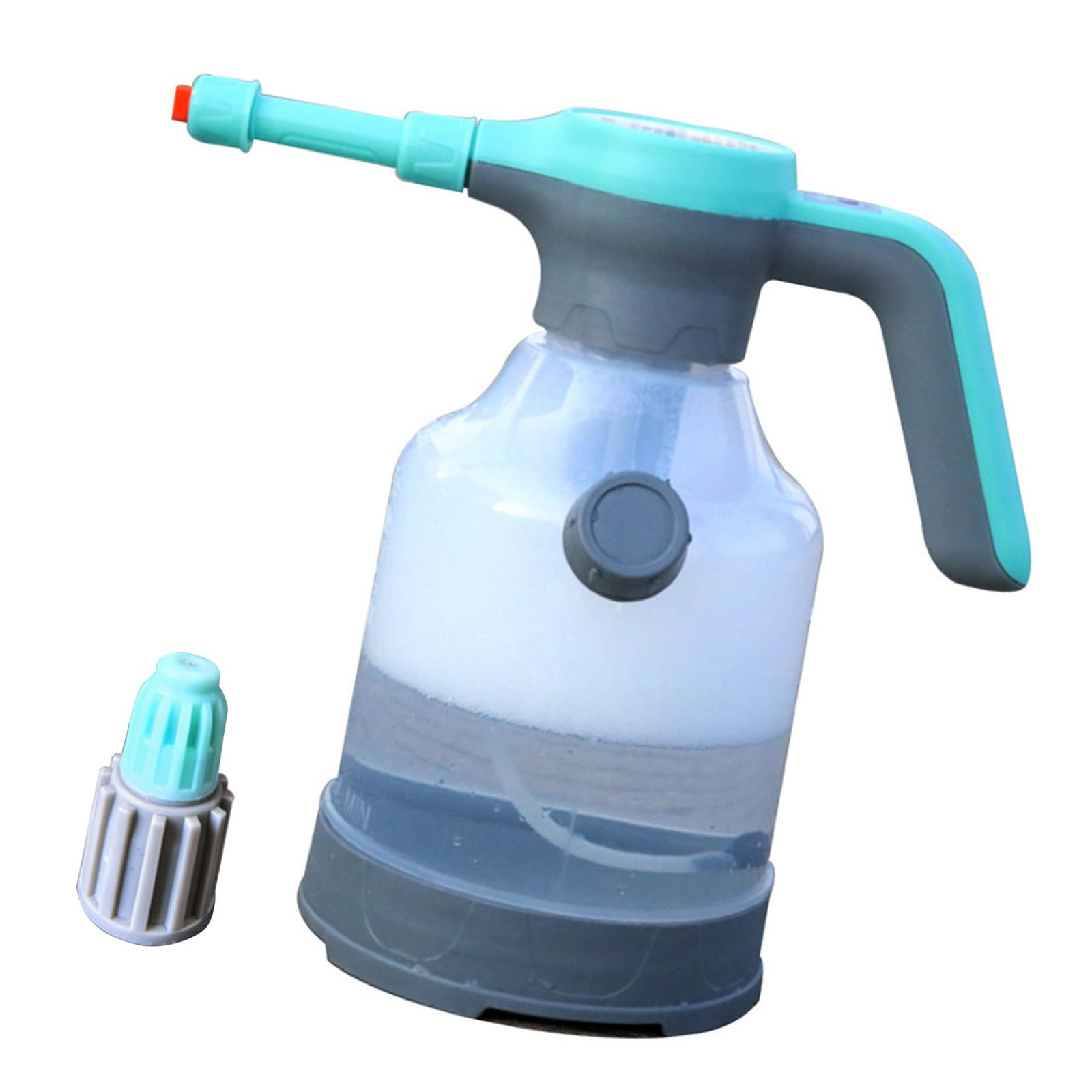 Spruzzatore elettrico da giardino da 1,5 litri, ricaricabile, per la cura della casa e delle piante e l'irrigazione dei fiori da giardino ricaricabile