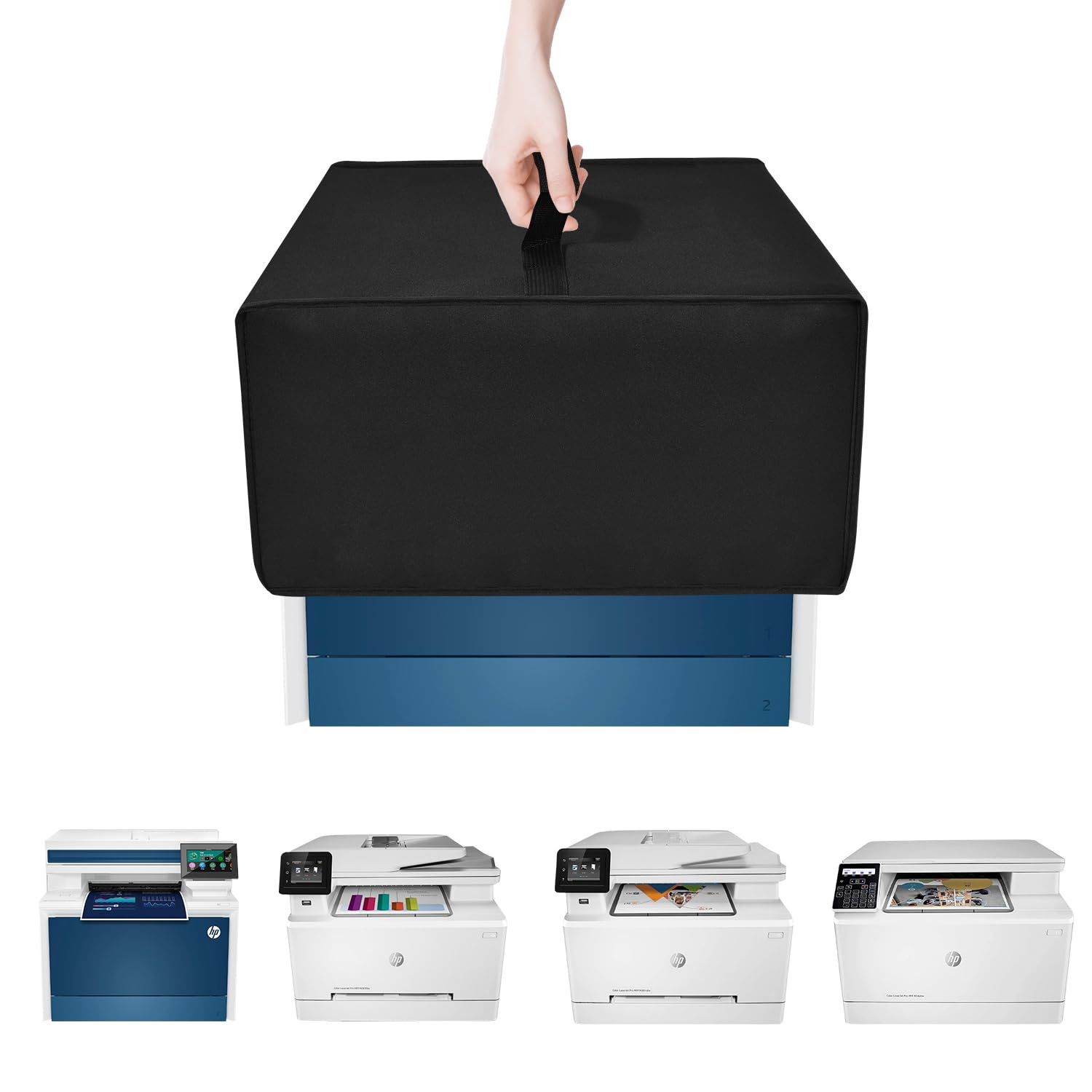 Staubschutz für Drucker, antistatisch, wasserdicht, strapazierfähig, Nylon, für HP Color LaserJet Drucker Pro MFP M177fw/M182nw/M281fdw/4301fdw/M283fdw (49,3 x 48,9 x 34,8 cm (19,3 x 18,9 x
