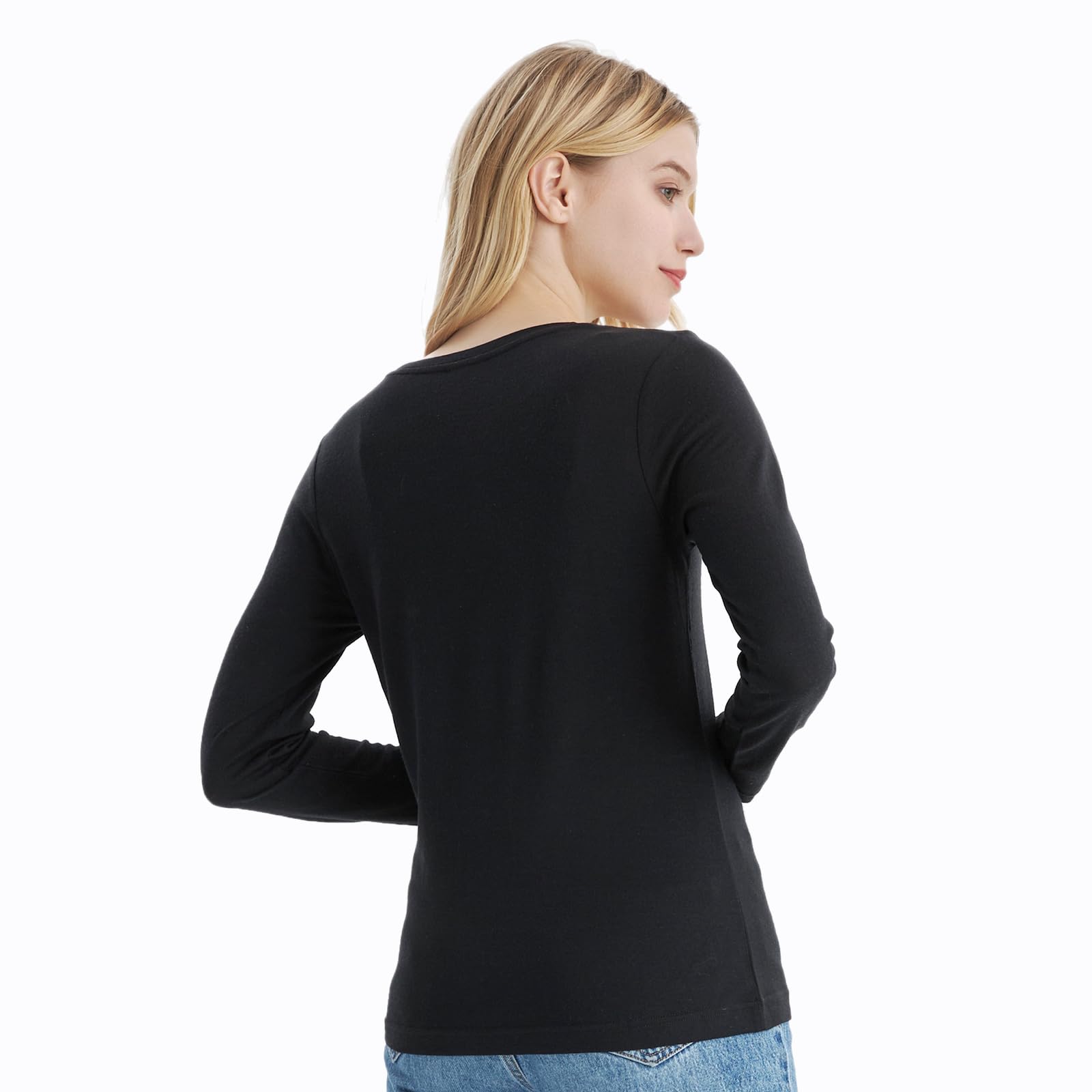 Merino Protect sous Vetement Laine Mérinos 100% pour Femme Lingerie Thermique Vêtement Intime Doux Idéale pour Randonnée Ski