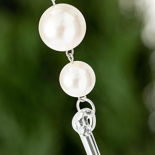 Miniatura 3 de Sullivans Adorno de gota de perlas - Hogar para las vacaciones - Adornos para árbol de Navidad - Adorno colgante - Adorno de perlas