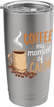 Coffee Cup Barista Beans Caffeine Espresso Brew Stainless Steel Insulated Tumbler