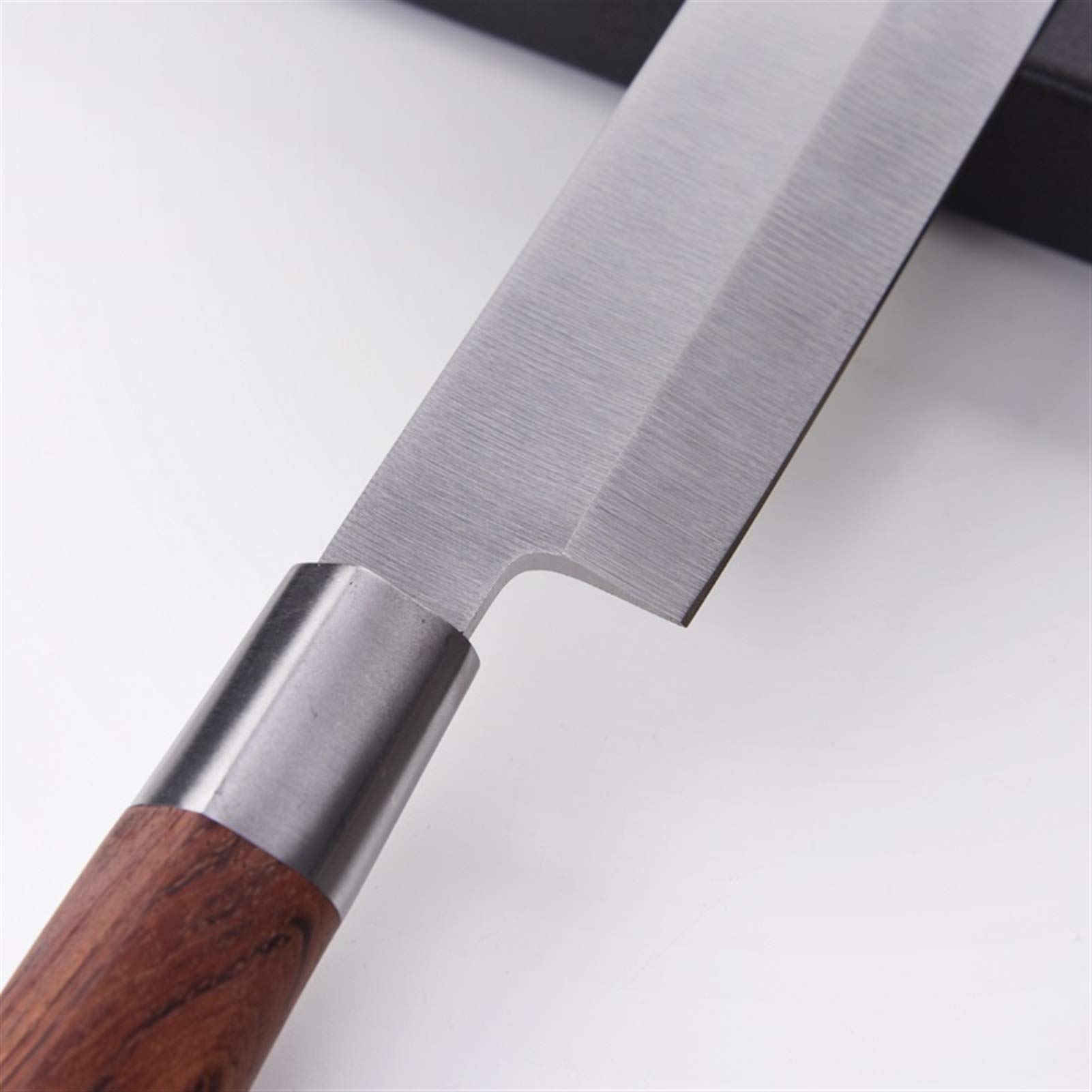 Coltello da 10 pollici Sushi Salmone Sashimi Yanagiba Coltelli da cucina Cuoco unico Chef Filetto di pesce Alta qualità con manico in legno coltelli (Color : Red, Kitchen Knife Size : 10 inch)