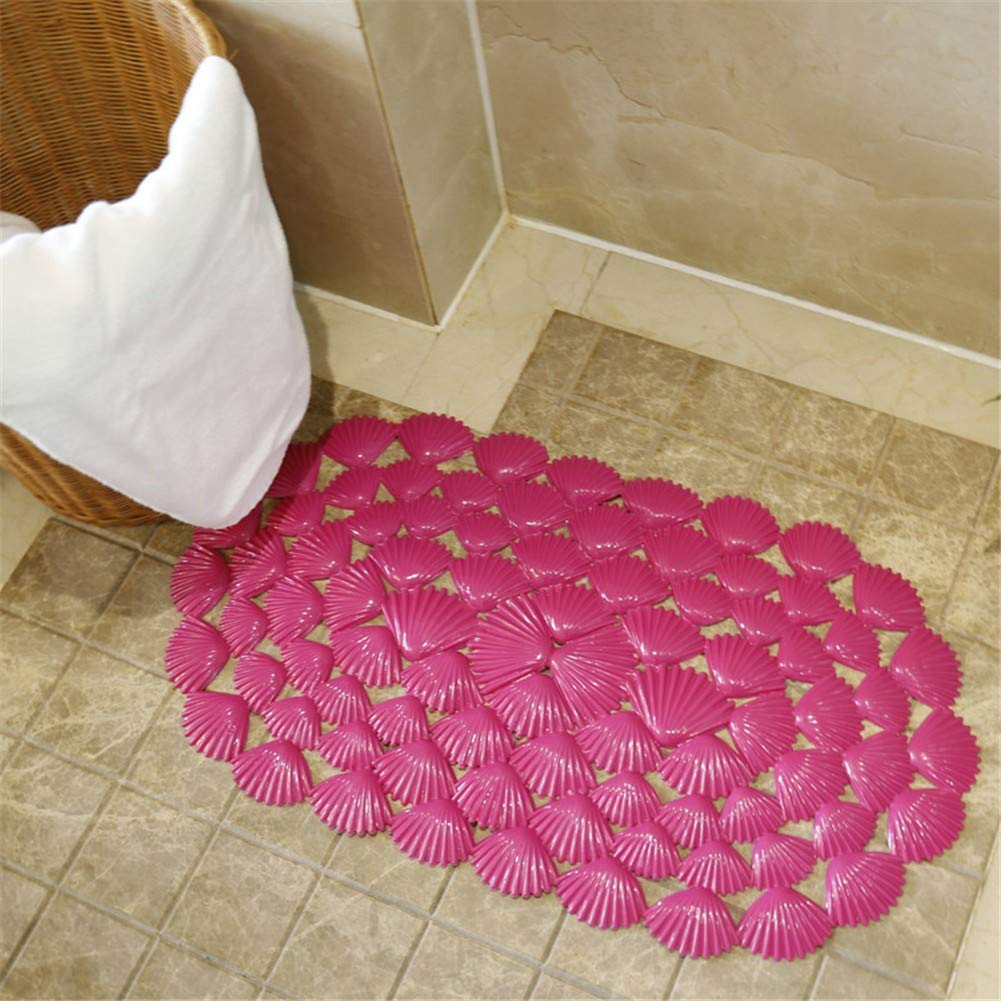 QQTT Massage With Suction Cup Design Bath Mats Antibacterial Non-slip Shower Mats Lavatory Safety Comfortable Children's Bathtub Mats Anti Mould Carpet Rug For Bathroom