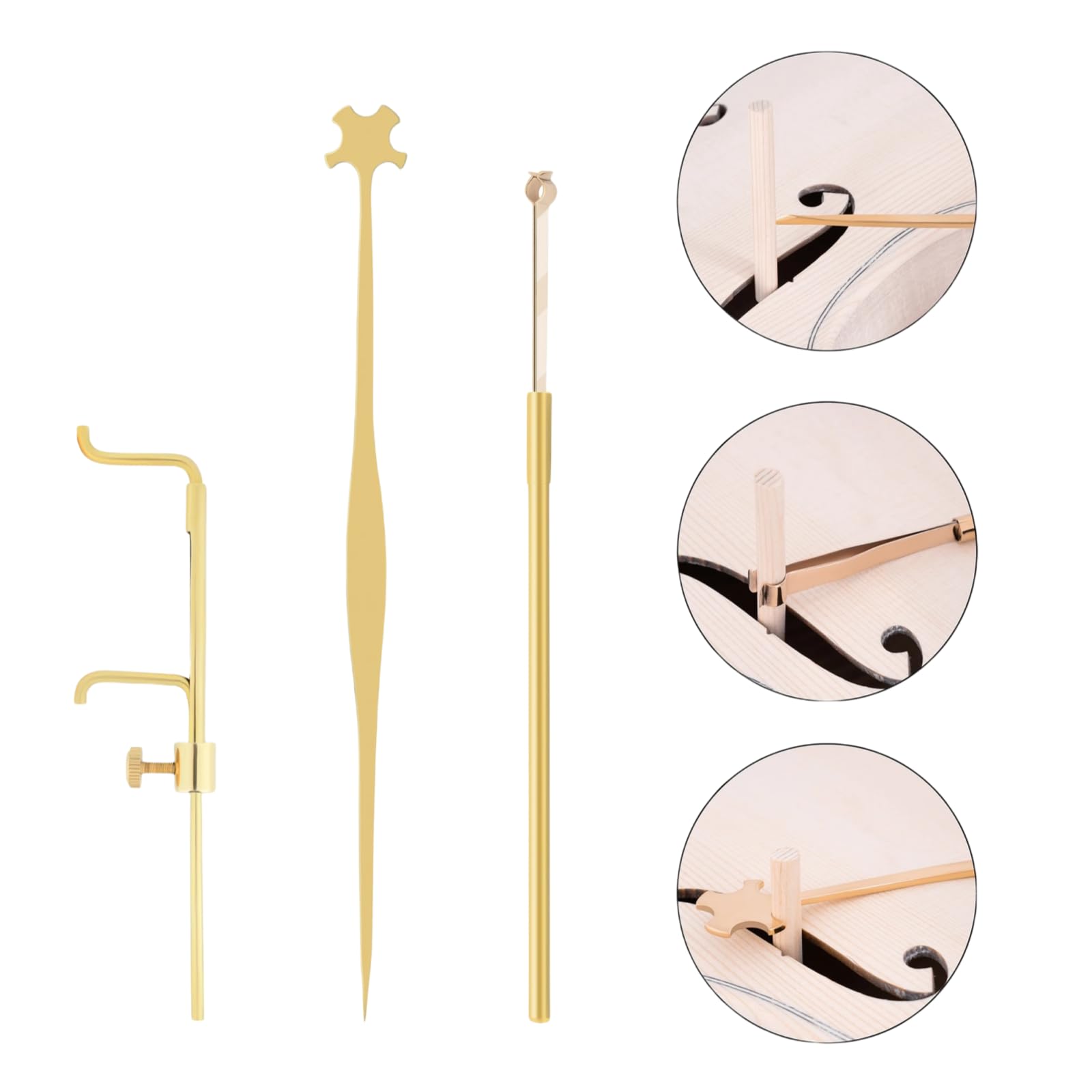Sound post Tool Cello soundpost Measurer Gauge adjustable Luthier Repair Parts accessories