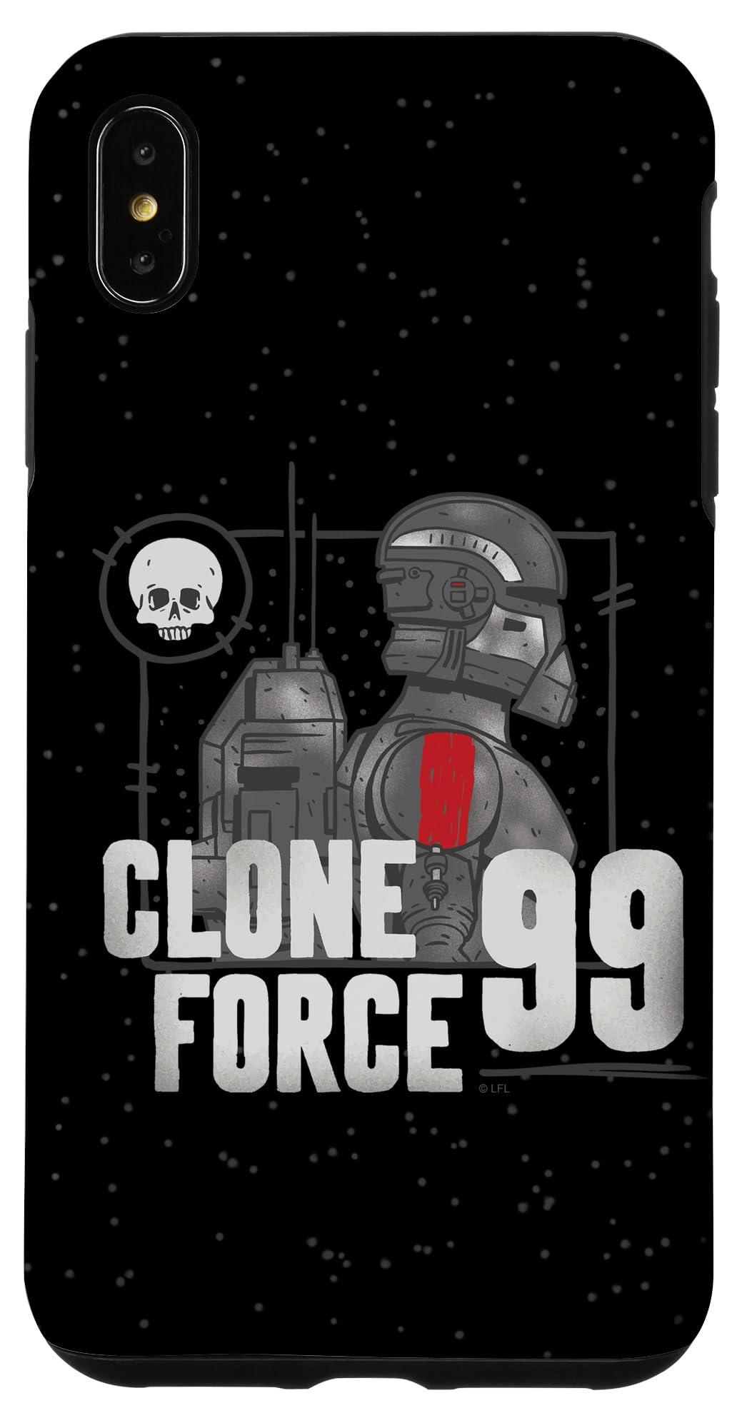 Coque iPhone XS Max Star Wars Bad Batch Hunter finition premium armure Clone Force 99 - 4