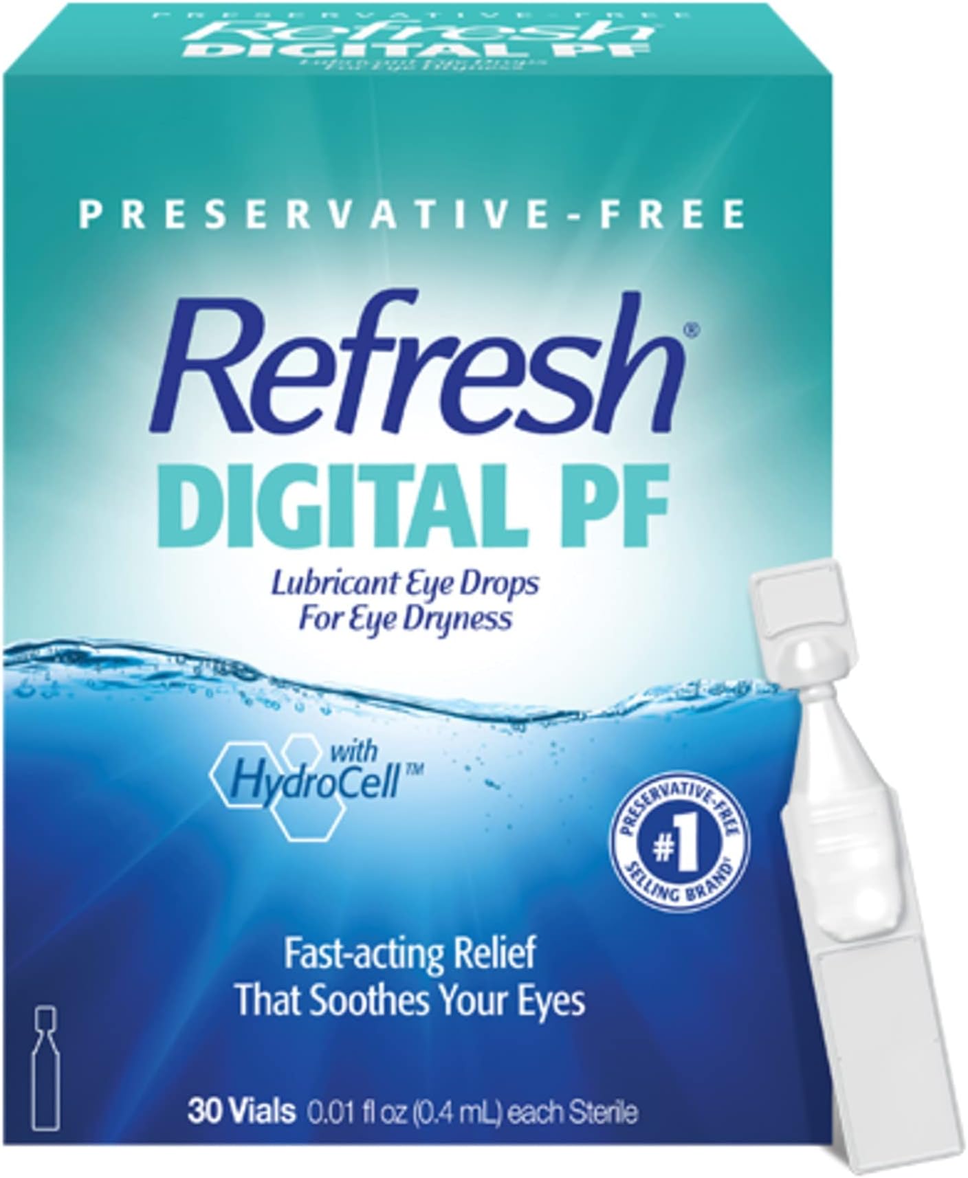 Refresh Optive Mega3 Lubricant Eye Drops With Flaxseed Oil