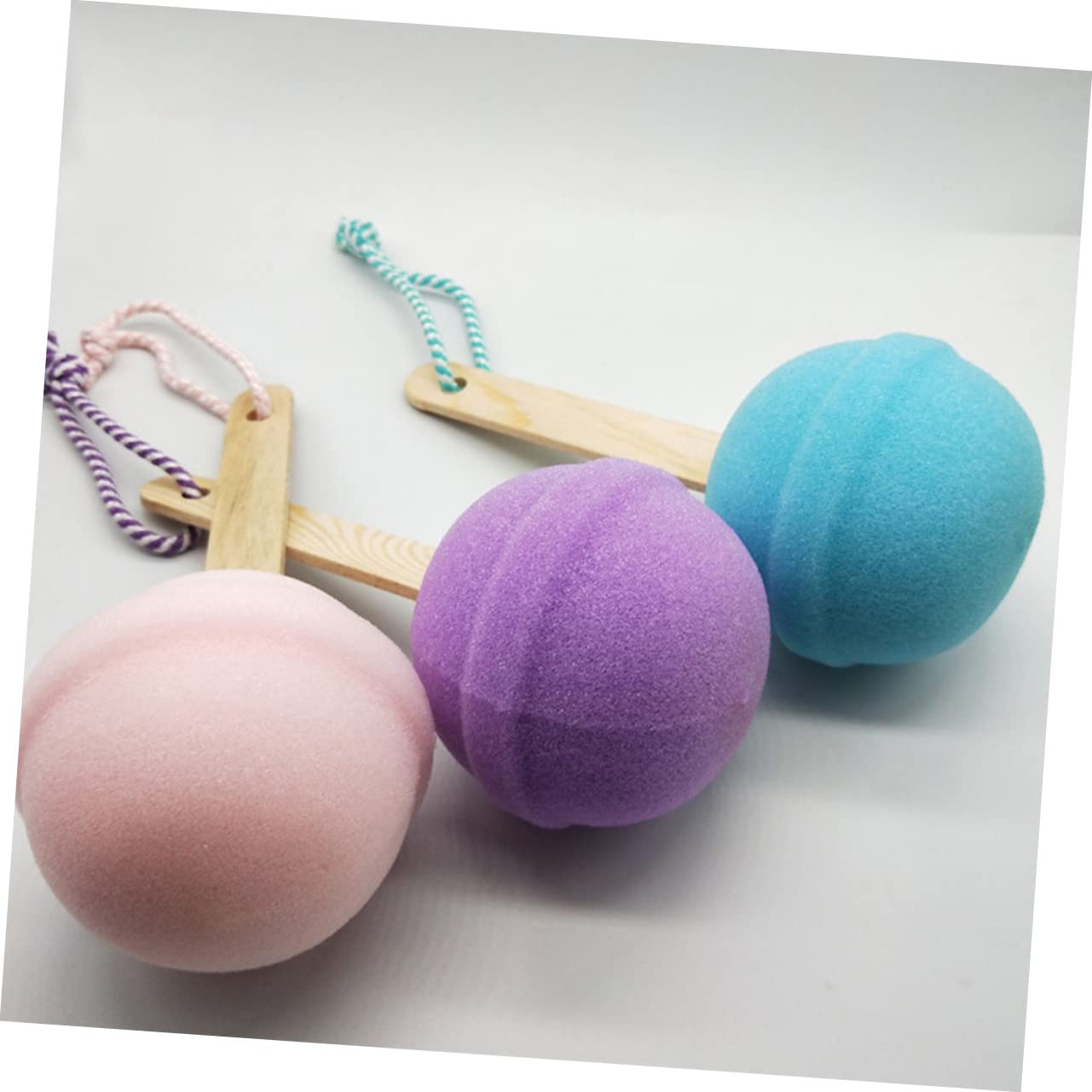 Beavorty 16 Piezas Esponja Limpiadora De Baño Depurador De Baño Equipo Para Perforar La Oreja Ropa Potenciadora De Aroma Toalla De Cuerpo Para La Lavadora Madera Esponja Vegetal