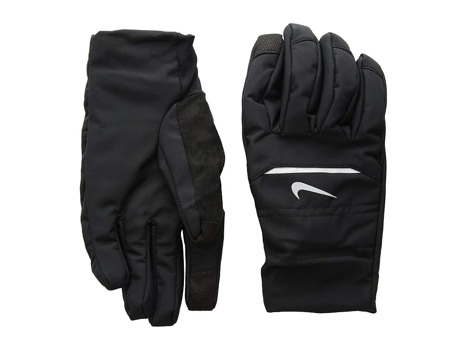 

Nike Aeroshield Running Gloves (Black/Silver) Extreme Cold Weather Gloves