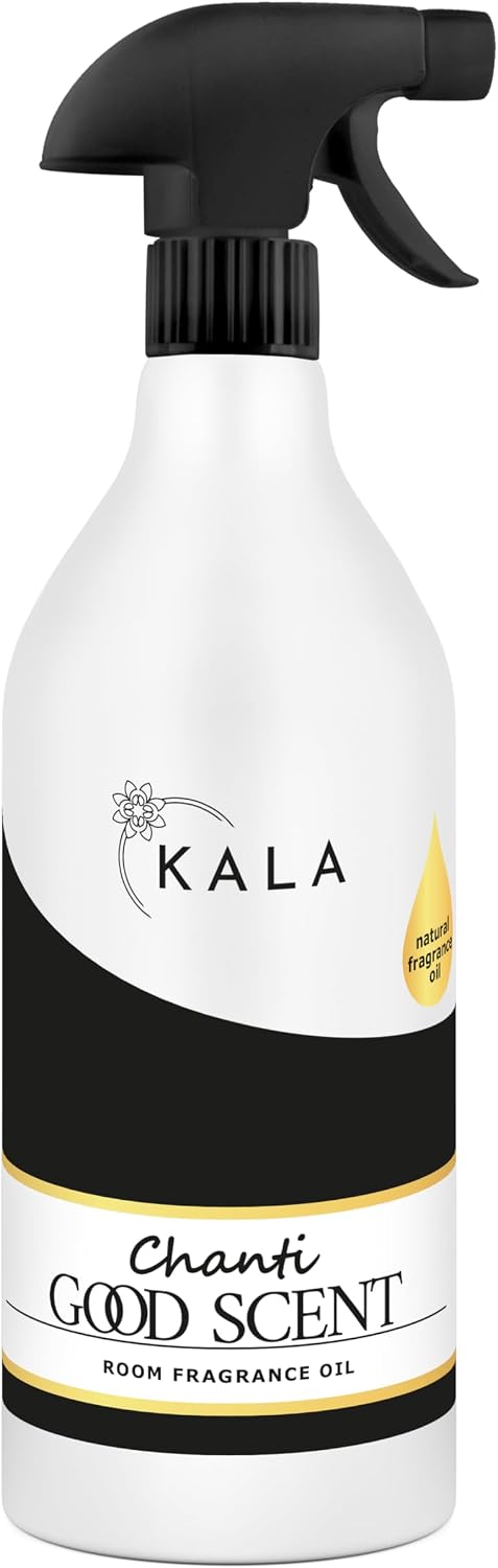 KALA - Odświeżacz Powietrza Spray Zapachowy CHANTI, Spray do Pomieszczeń z Neutralizacją Zapachów, Spray Zapachowy do Pomieszczeń Trzymający do 48h - GoodScent, 1000ml