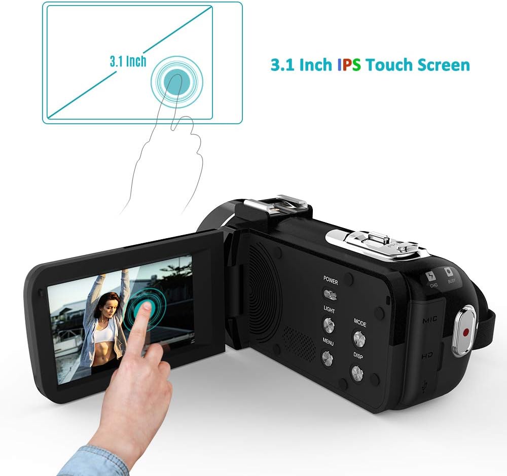 Andoer HDV-Z20 LCD Touch Screen