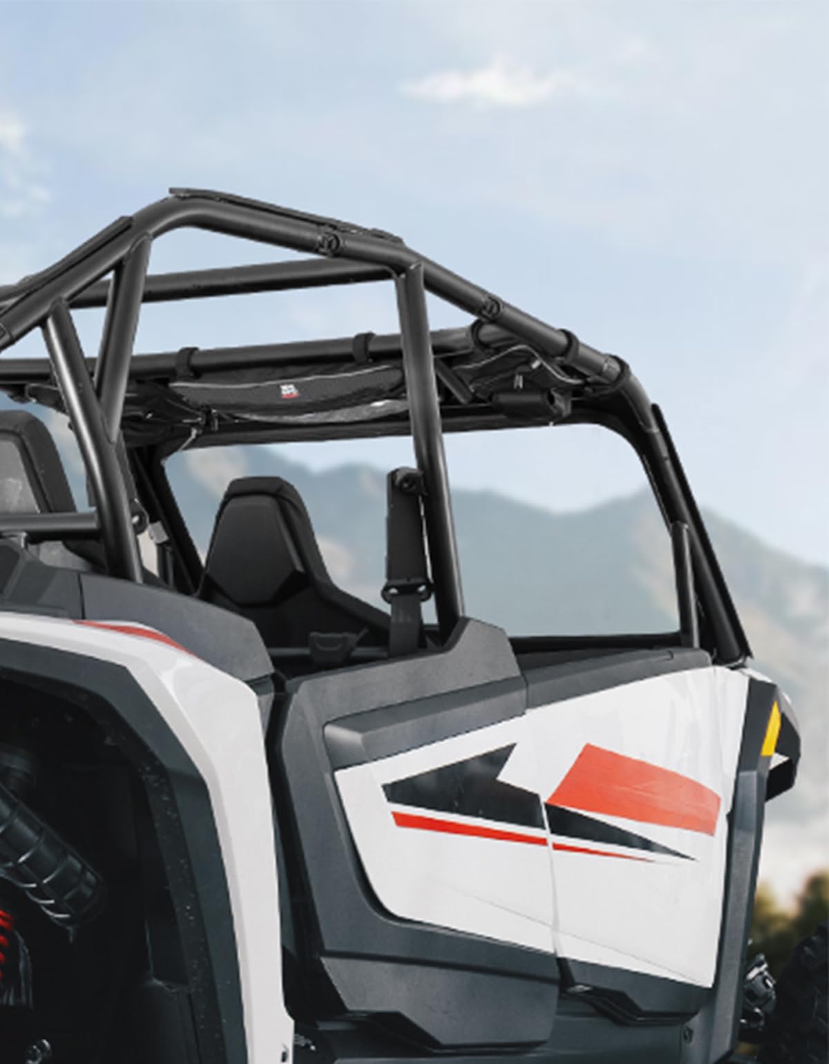 KEMIMOTO Bolsa de techo UTV compatible con RZR XP 1000 2024, gran capacidad 1680D, impermeable, evita la flacidez, bolsa de almacenamiento superior compatible con Polaris RZR XP 1000/RZR XP 4 1000