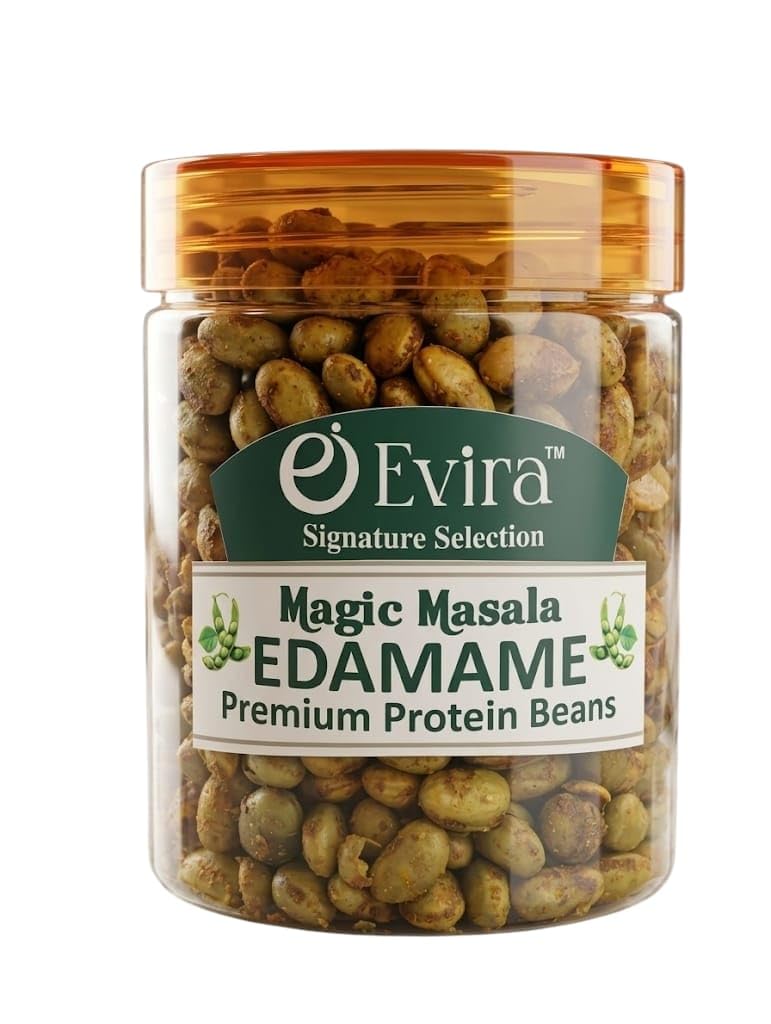 Magic Masala Edamame 200g | Roasted Edamame Beans | High Protein Healthy Snack | Crunchy Masala Flavour | Ready to Eat Super Snack-picture-27