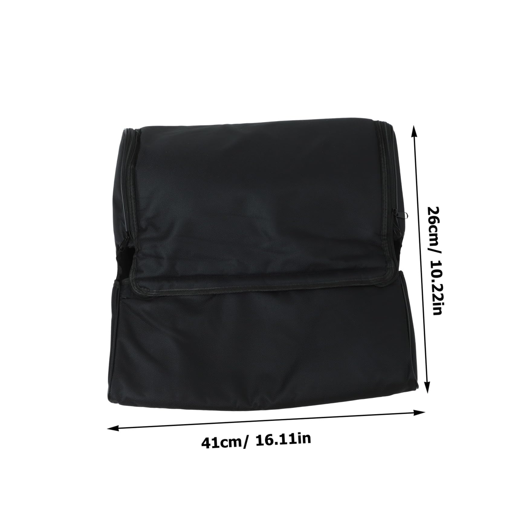 Borsa per Fisarmonica Oxford Nero, Tracolla Regolabile