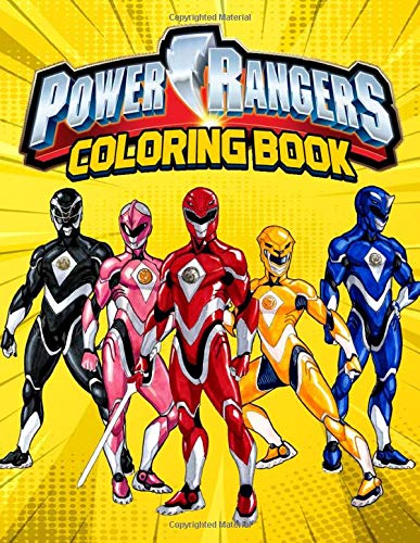 Power Rangers Coloring Book: Super coloring book with Power Rangers characters