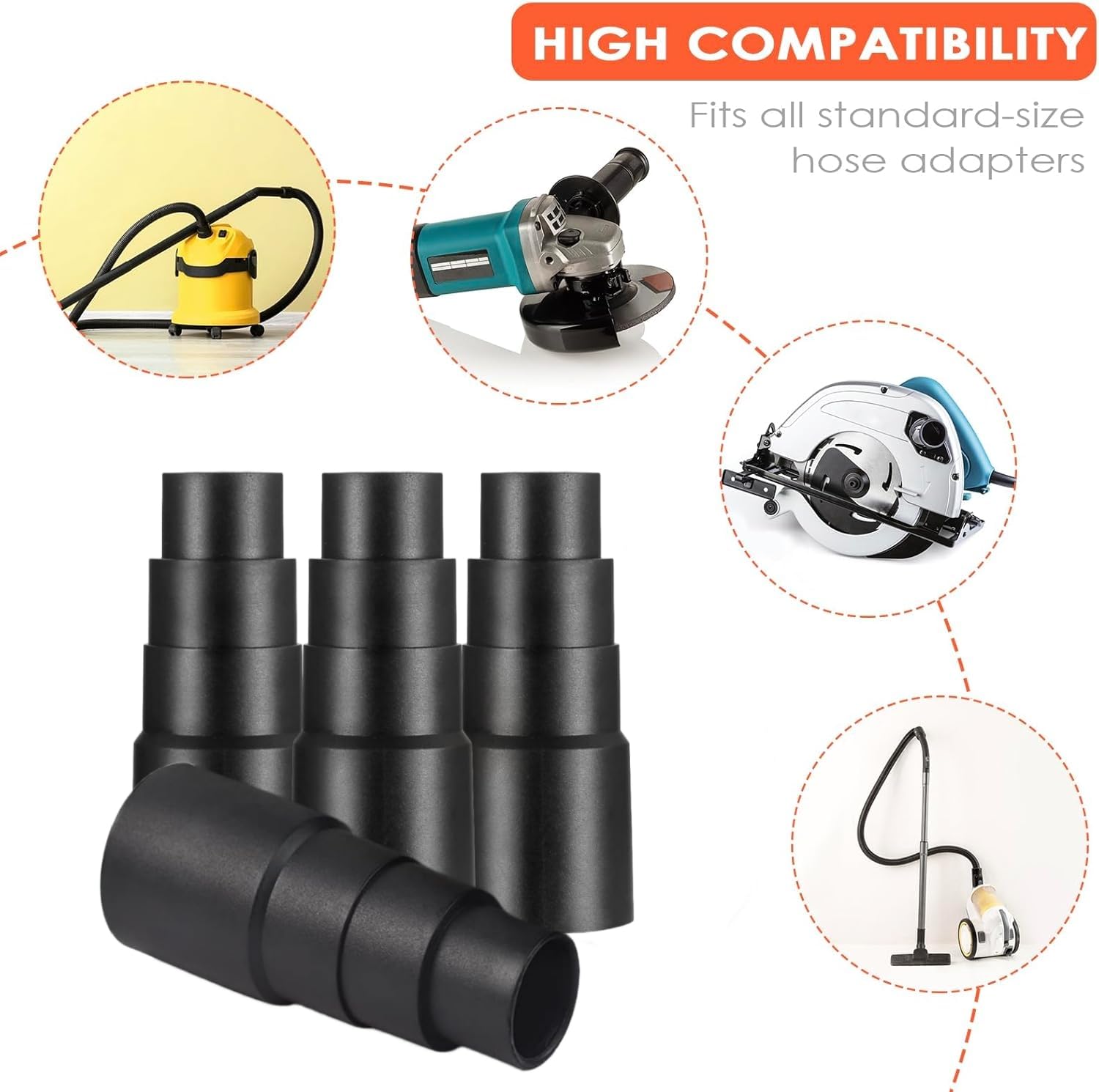 Kit De Adaptador Universal De Manguera De Aspiradora – Adaptador De