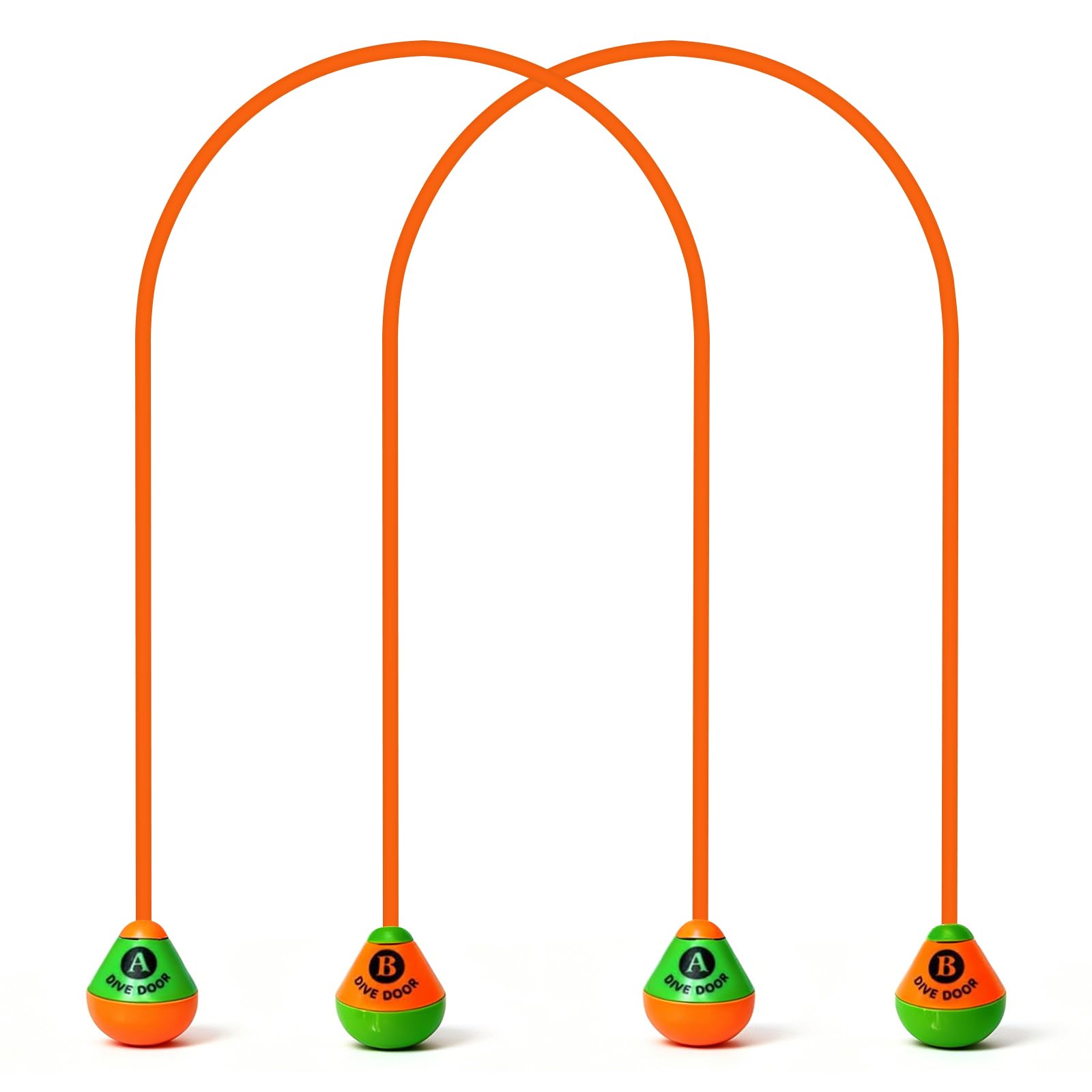 2Pcs Juguetes Buceo, 2.5M Anillos de Buceo, Juegos Piscina Niños, Juegos de Agua al Aire Libre, para Entrenamiento de Natación y Fiestas en la Piscina