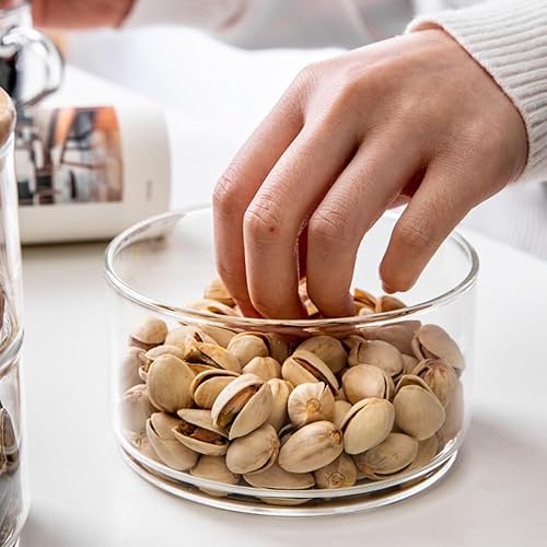 Miniatura 3 de Cabilock Tarros de almacenamiento de vidrio con tapas, recipientes de almacenamiento sellados de vidrio de borosilicato de 4 niveles, recipientes