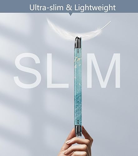 Miniatura 8 de MoKo Funda compatible con Tienda Kindle Fire HD 8 y 8 Plus (1210 generación, versión 20222020) de 8 pulgadas, cubierta de piel sintética con triple