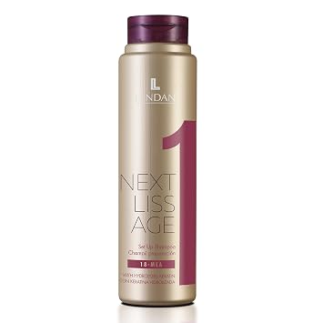 Lendan - Sulfate and Paraben-Free Shampoo - Next Liss Age 1-300 ml - Step 1 Maintenance Pack - Pre-Straightening Process Shampoo - with Hydrolyzed Keratin