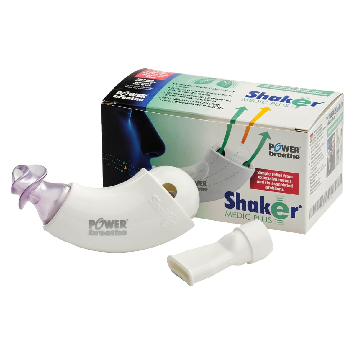 POWERBREATHE Shaker Medic Plus - Incentivatore respiratorio
