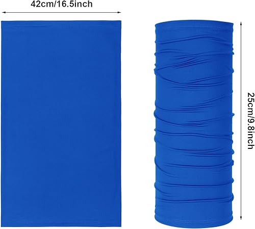 Miniatura 4 de Geyoga 6 piezas de protección UV para el verano, polaina de cuello refrescante, ropa para la cara, polaina para cuello, bufanda, protector solar,