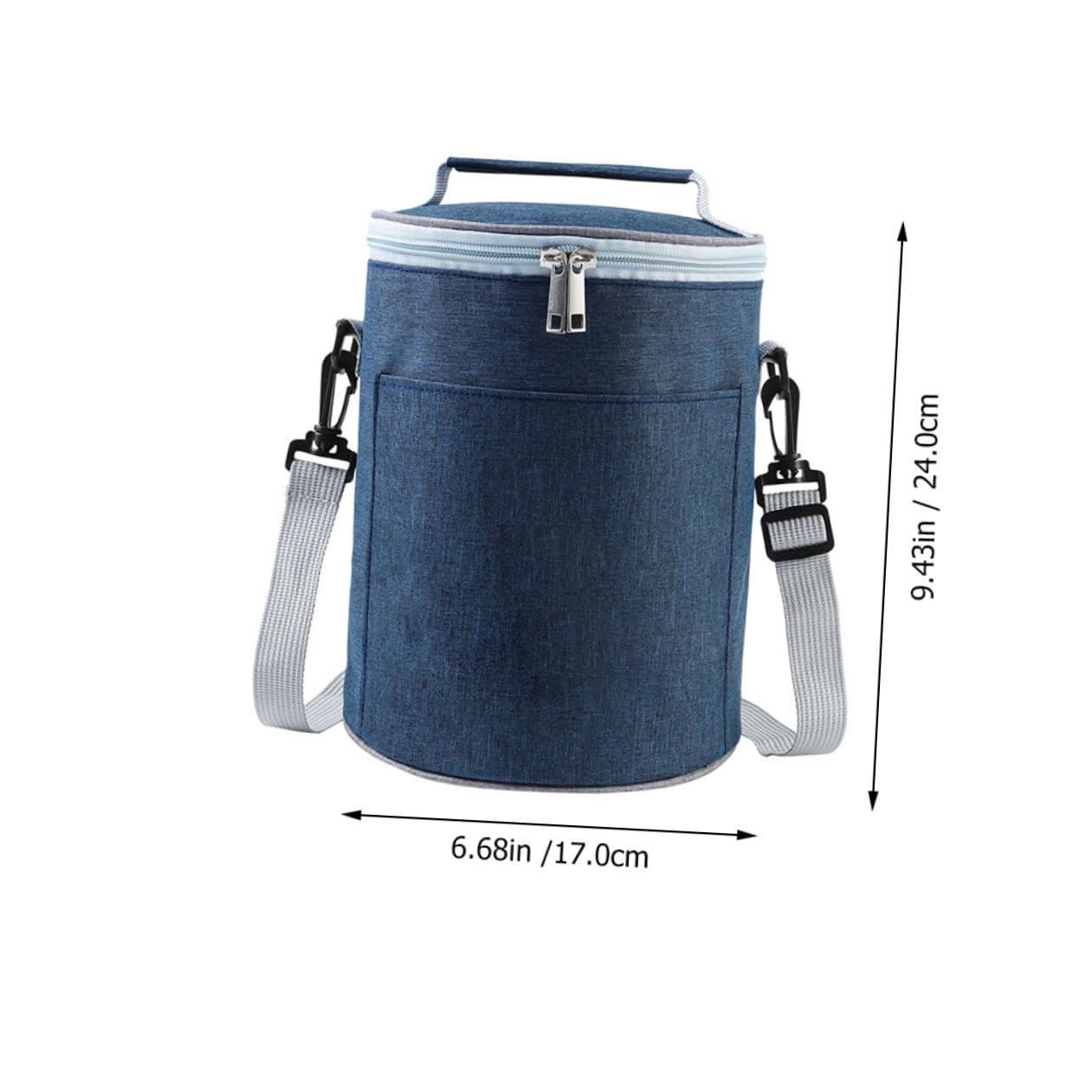 Bolsa Isotérmica de Tela Oxford Portátil y Ligera para Comida, Bolsa Térmica Pequeña Adecuado para Acampar y Llevar Alimentos Calientes o Fríos