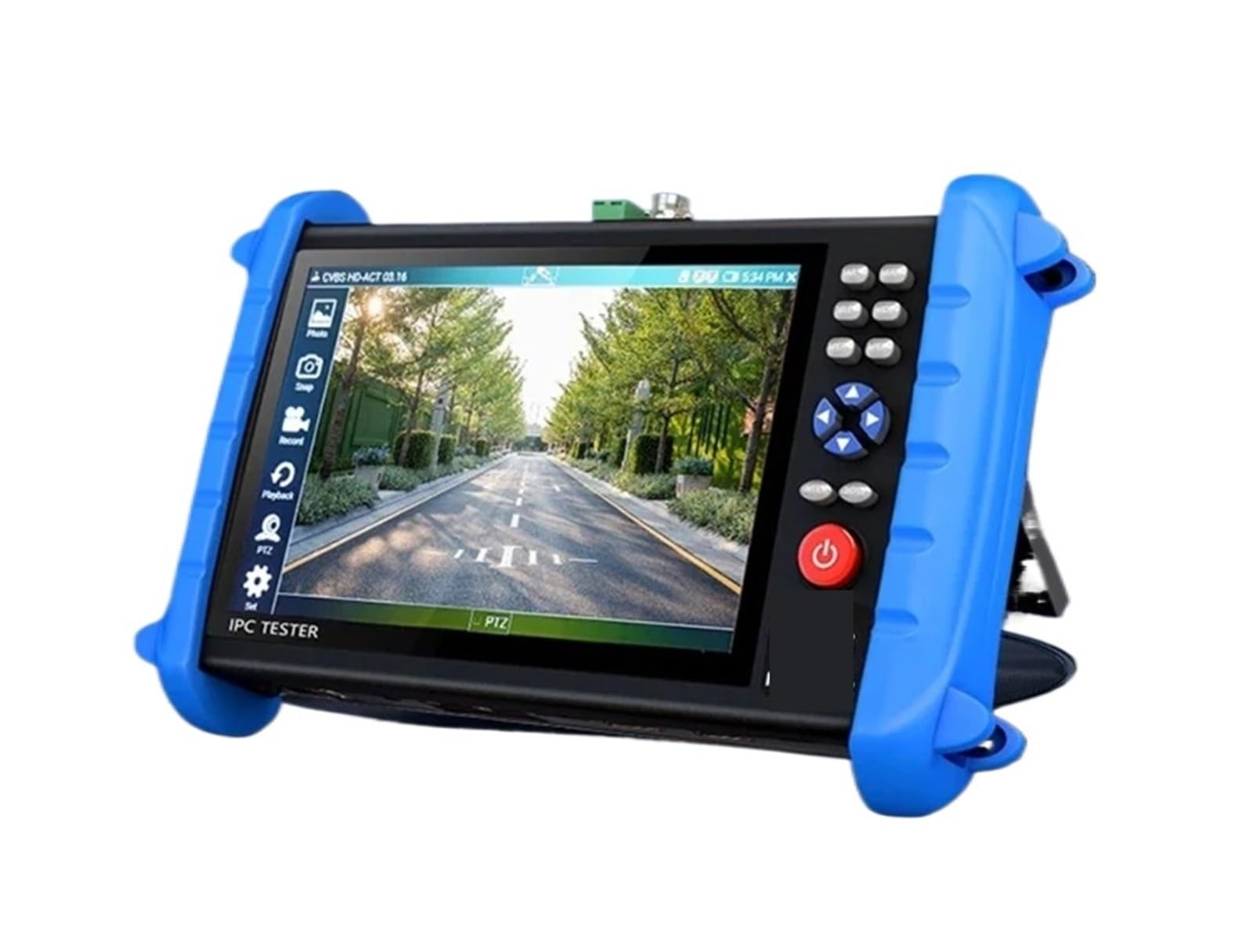 Tester kabli sieciowych, NF-722 4K 8K VGA PoE Monitor Tester Kamera IP AHD Mini 7-calowy CFTV Narzędzie do testowania kabli IPC722 ATCHS