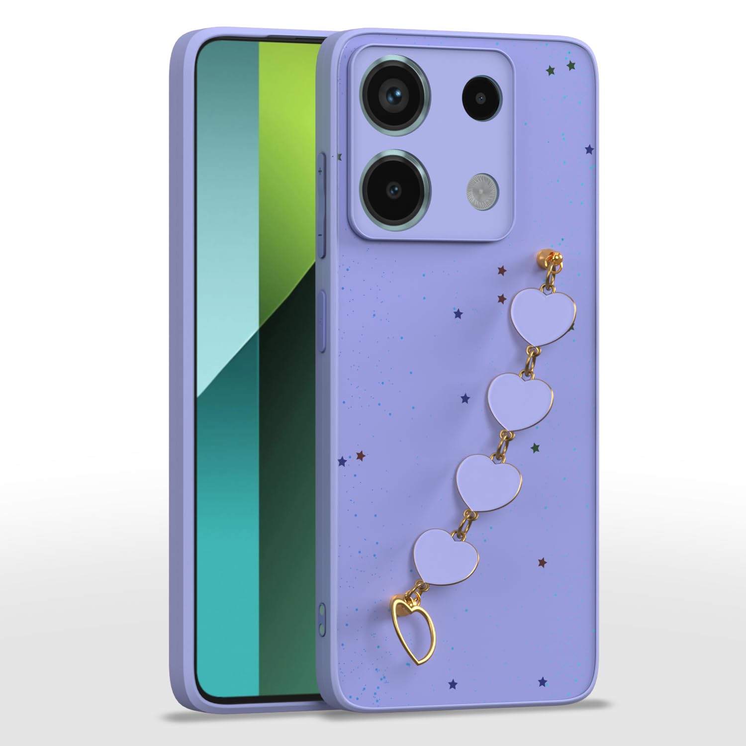 Redmi Note 13 Pro 5G パープル　ケース付き Amazon.com: MRRSIWEI for Xiaomi Redmi Note 13 Pro 5G Case for