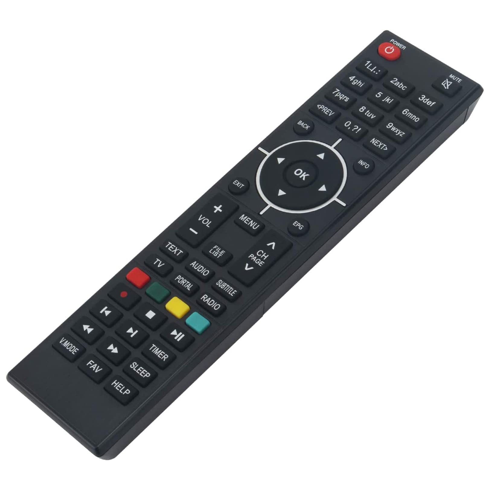 VINABTY Telecomando di ricambio per Zgemma single tuner 4k staellite receiver Zgemma Star H5 H2S HS H2H H52TC H4 H7 HS H2S H2H H4 H5 H7 H7C H52TC HS /H2S /H2H /H5