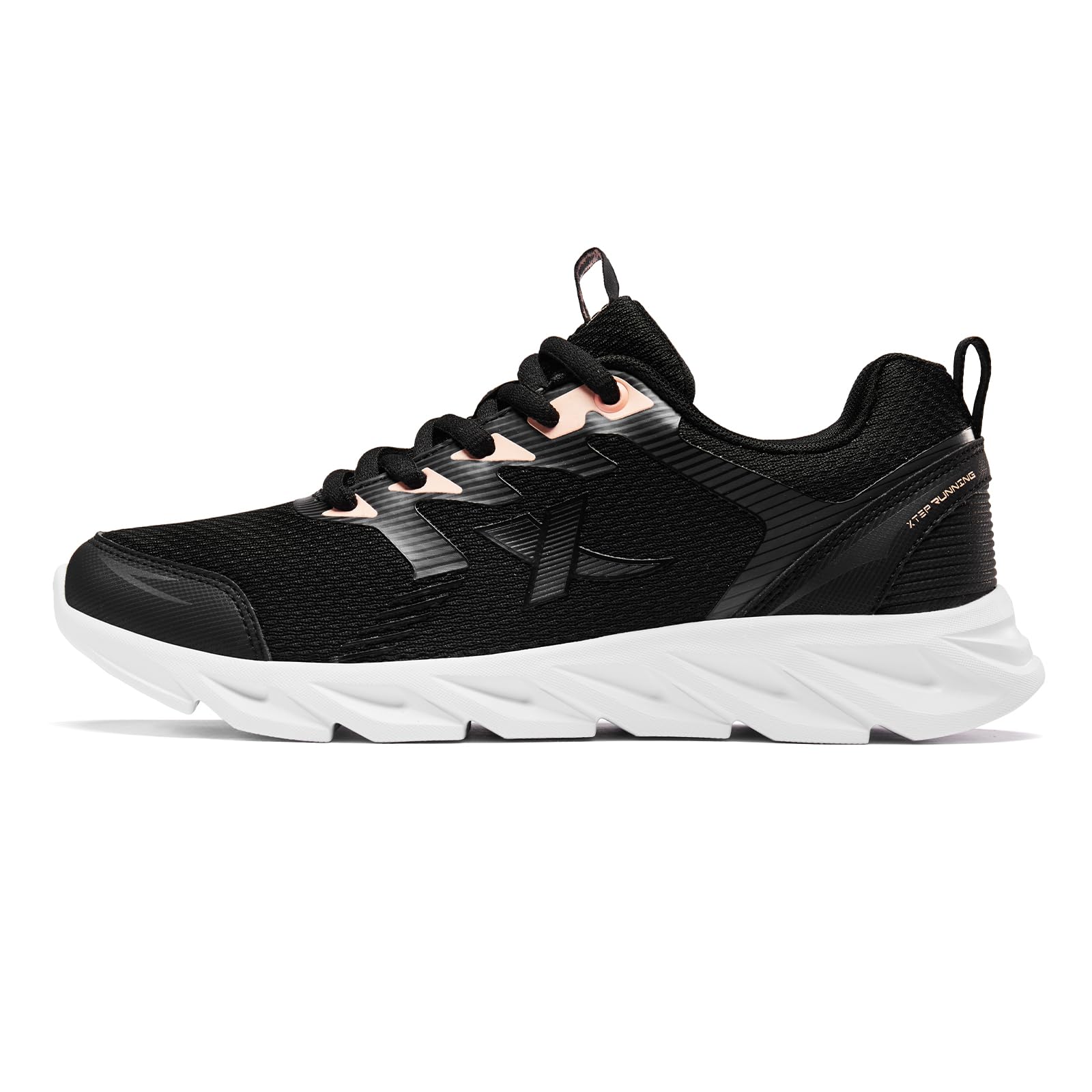 XTEP Damen Laufschuhe Sportschuhe – Leichte Joggingschuhe mit Dämpfung, Rutschfester Sohle, Atmungsaktiv, Gedämpft, Sneaker für Alltag & Freizeit
