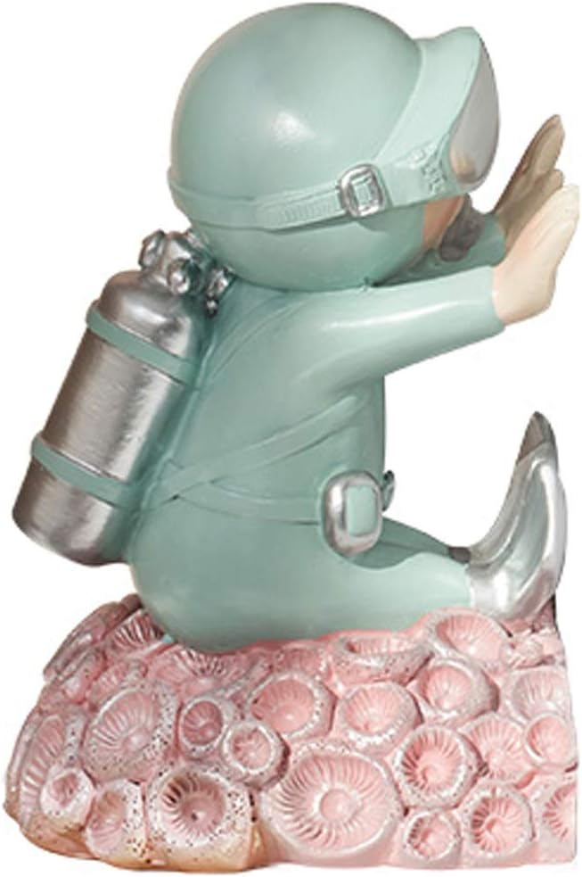 Bookend Creative Diver Bookend Decorative Bookshelf Display Organizers (Color : A) (B)