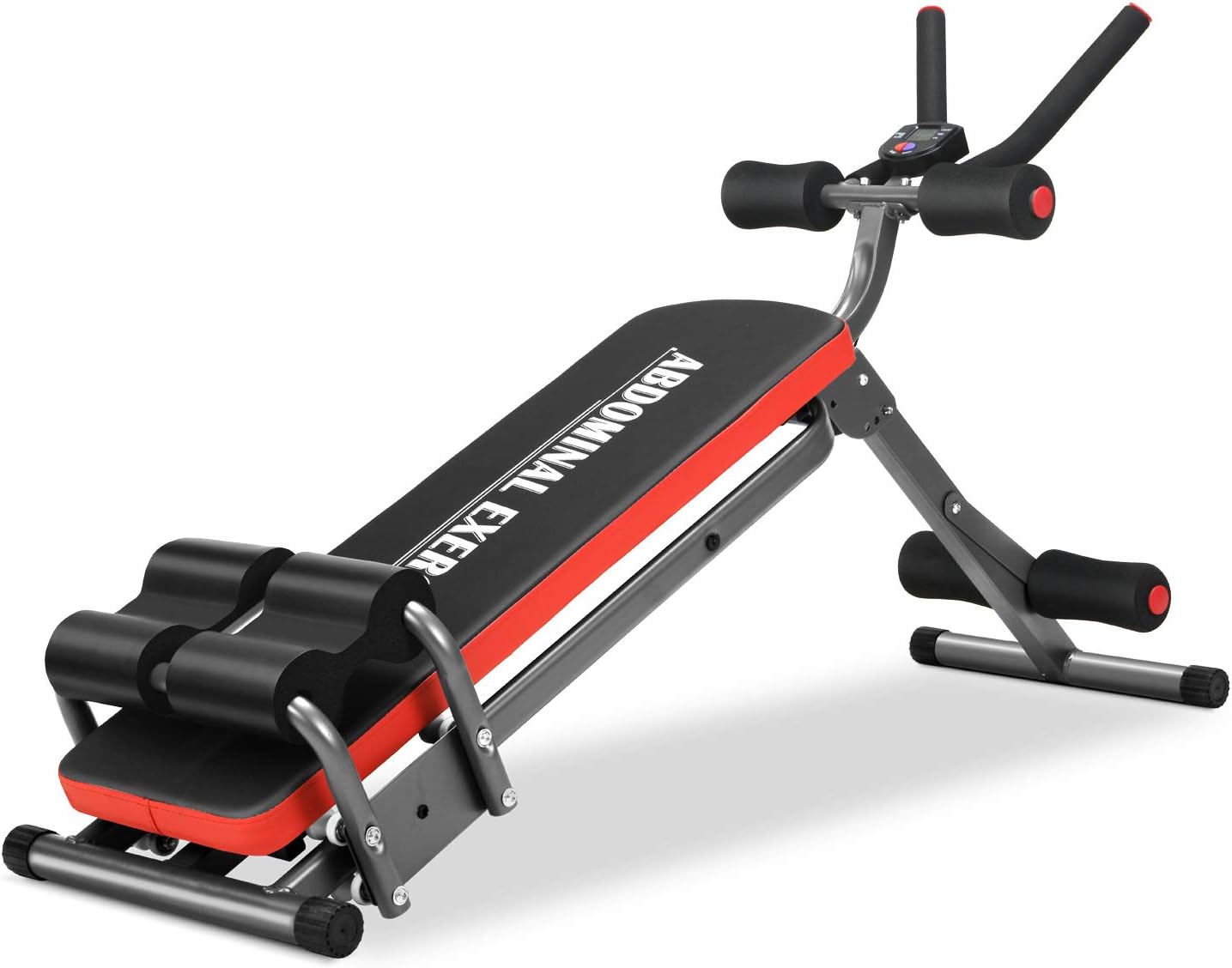 IDEER LIFE Abdominal Workout Machine, Core Abdominal Trainers, Adjustable Sit Up Exercise Equipment, Full Body Workout Bench for Home Gym Strength Training Abdominal Cruncher Ab Trainer