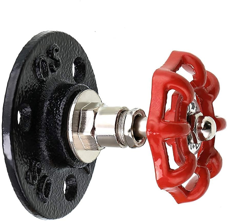 3PCS Vintage Industrial Iron Pipe Coat Hat Hook - Wall Mounted Retro Pipe Hook Hanger Holder Hanging Storage Rack for Robe Towel Bag Umbrella Antique Home Decoration Decor (Color : Black)