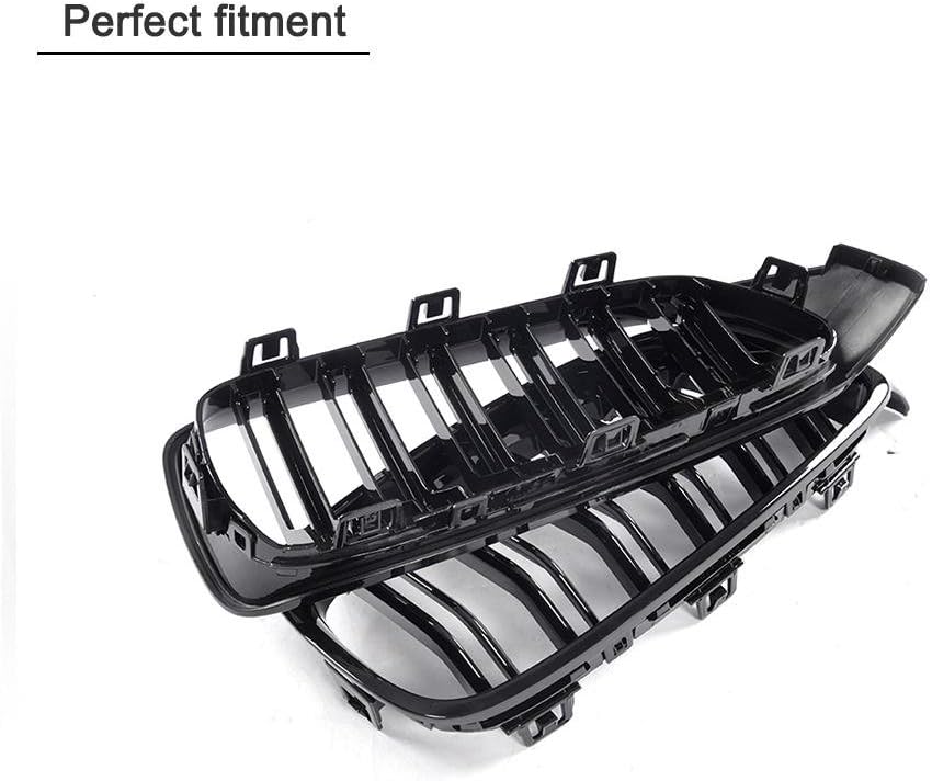 Front Kidney Grills fits BMW 4 Series F32 F33 F36 F82 M4 2013-2017 Double Line Front Hood Center Grill(Gloss Black)