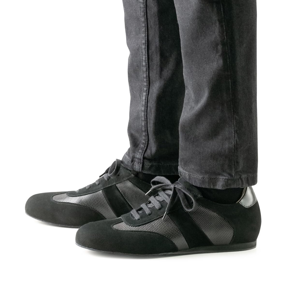 Werner Kern Hommes Sneaker de Danse/Chaussures de Danse 28061 - Made in Italy