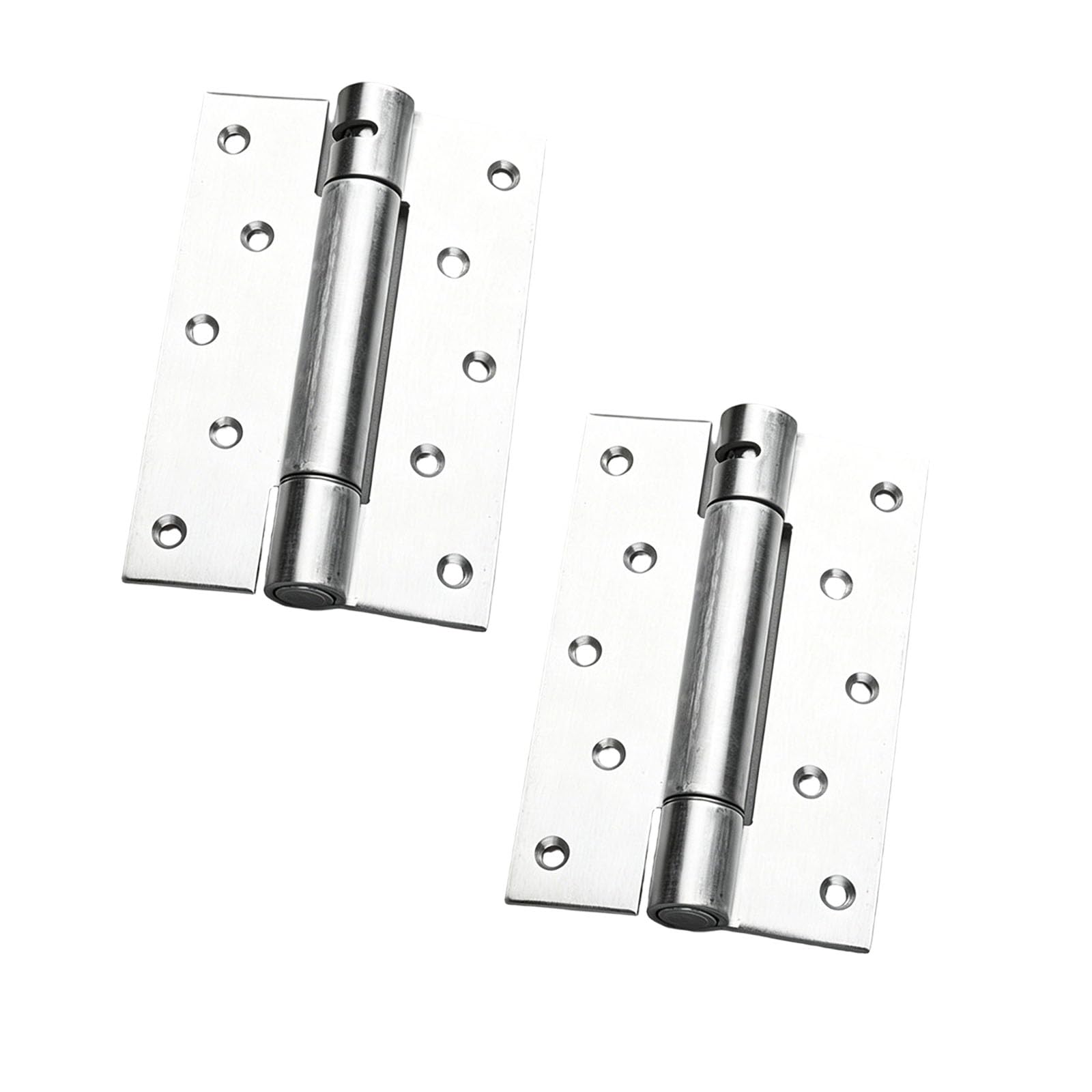 Yanzunlrn Silver 2 Way Swing Door Hinge Strong Stainless Steel For Interior And Exterior Doors Quiet Movement Simple Setup Door Hinge