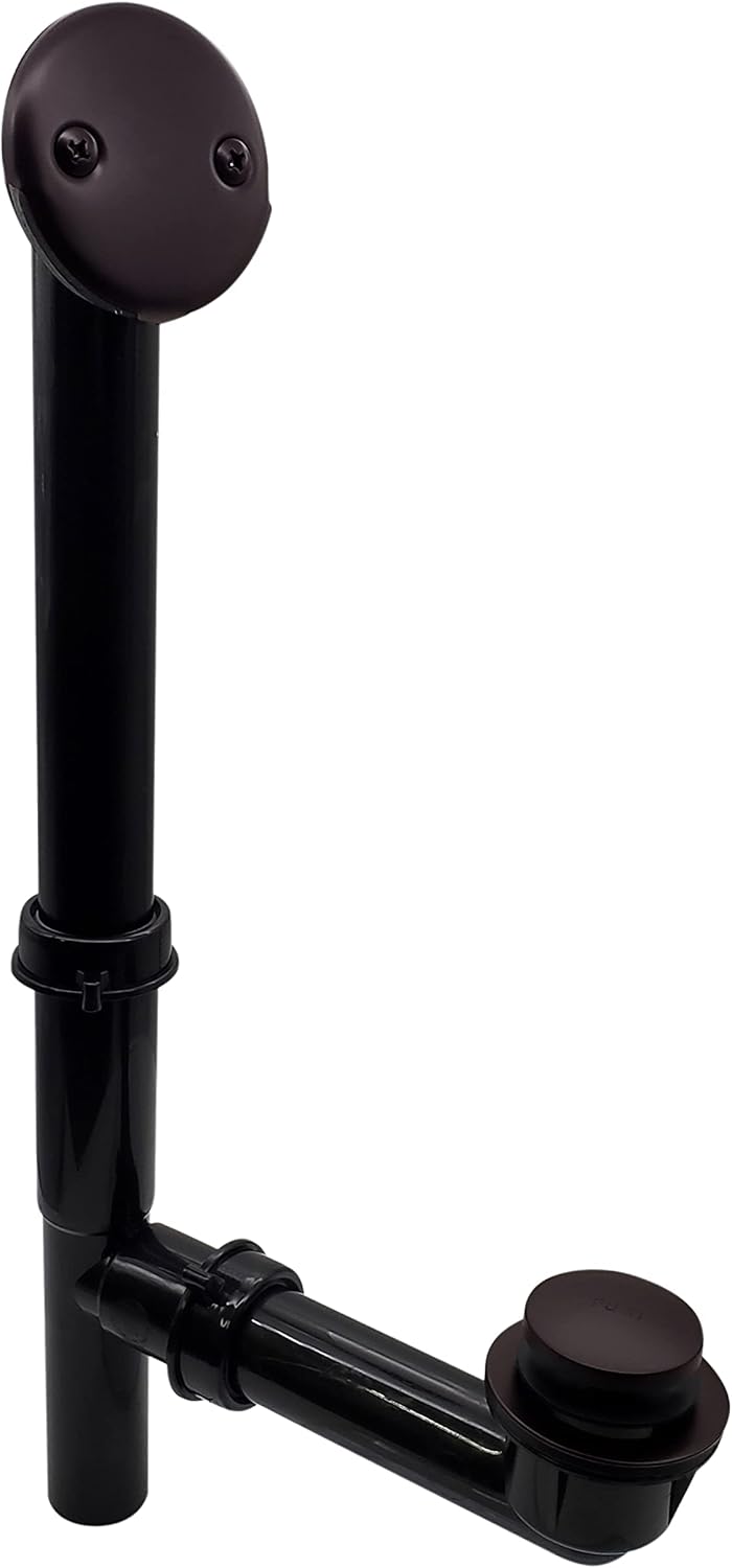 Westbrass 593144-12 Tubular Bath Waste Drain Kit