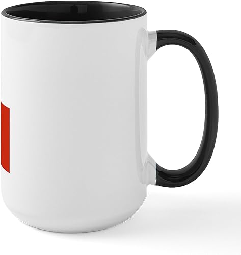 Miniatura 2 de CafePress Taza de café de cerámica extra grande de 15 oz (15.0 fl oz) con bandera de Chile