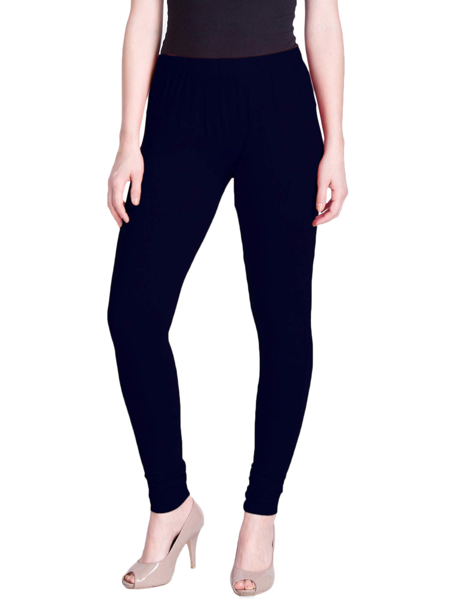 lux lyra Lyra Women Solid Premium Cotton Ankle Length Leggings | Mid-Waist | Fashionwear Plum-picture-32