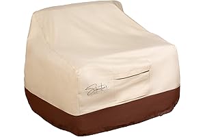 Signature Living Signature Living Outdoor Furniture Covers (Set of 2, Tan, Medium 35 Inch)