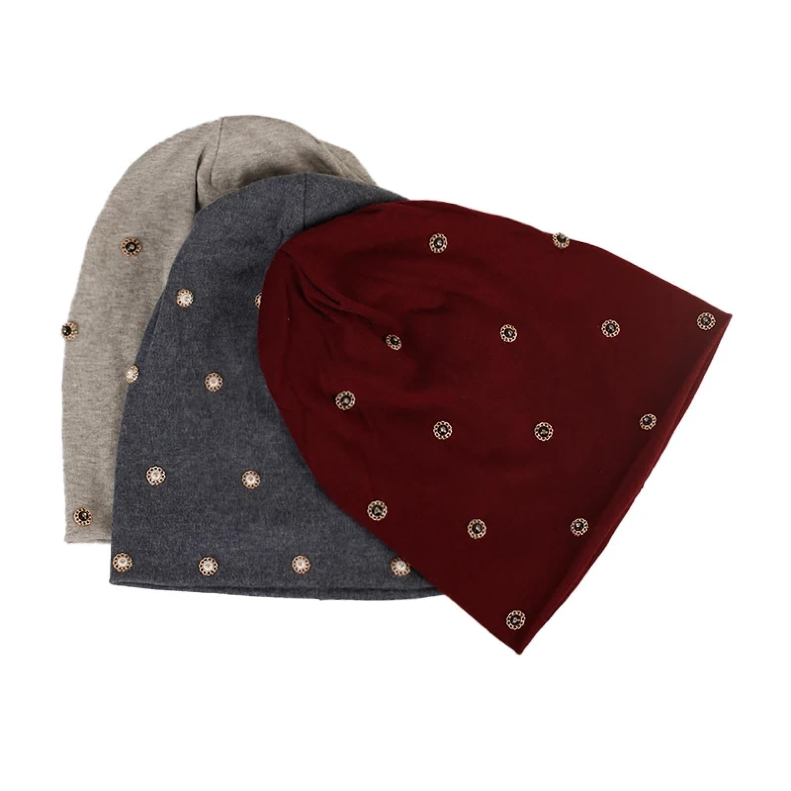 Berretti in Maglia Cappelli Cappellini Berretti Donne Berretti Femminili Berretti Ampgy Cappelli Signore Autunno Inverno Cappelli Casual