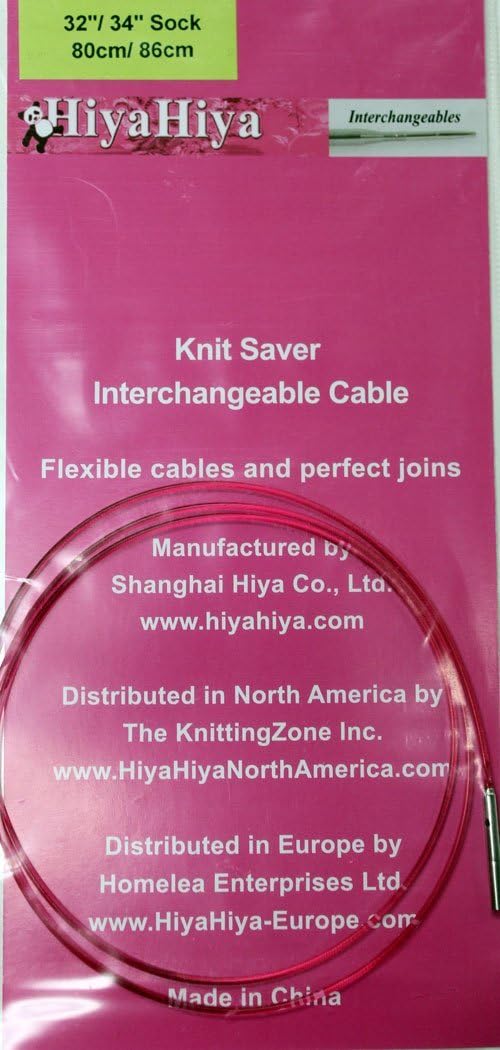 Hiya-Hiya Interchangeable Sock Cables-32"/34" (80cm / 86 cm) Length