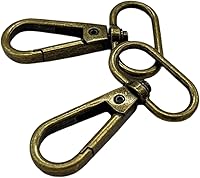 Vista 11 de Cierres giratorios de langosta negros de 1 pulgada para puerta de empuje de 1 pulgada, ganchos giratorios de 1 pulgada para hacer bolsos, cierre