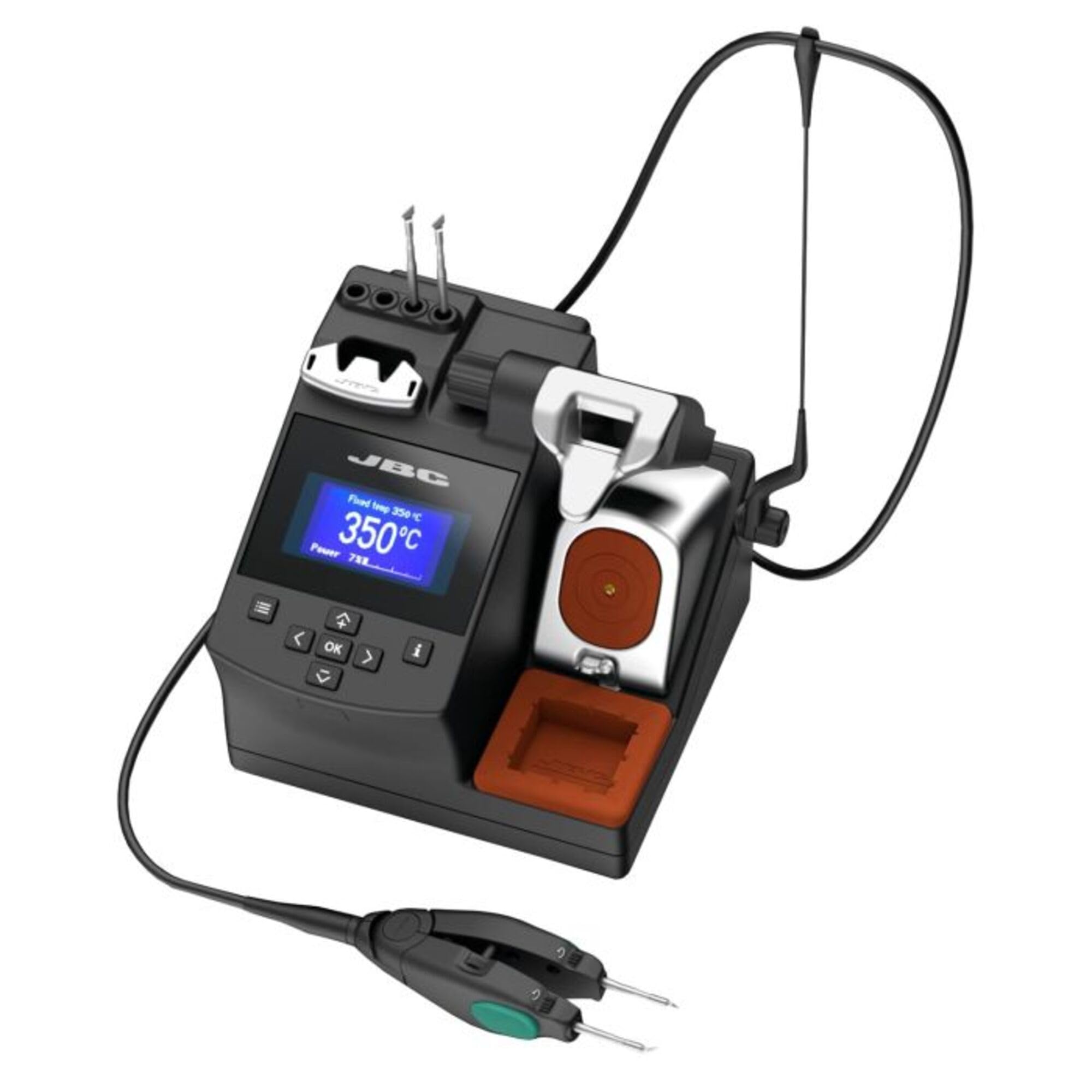 CP-1QF Micro Tweezer Soldering Station,120V,Solder Tips NOT Included,Black,80W