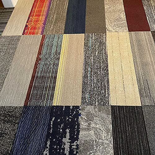 4Urfloor 9 Inch X 36 Inch Assorted Carpet Tile Peel And Stick 16 Planks- 36Sqft #TOP5