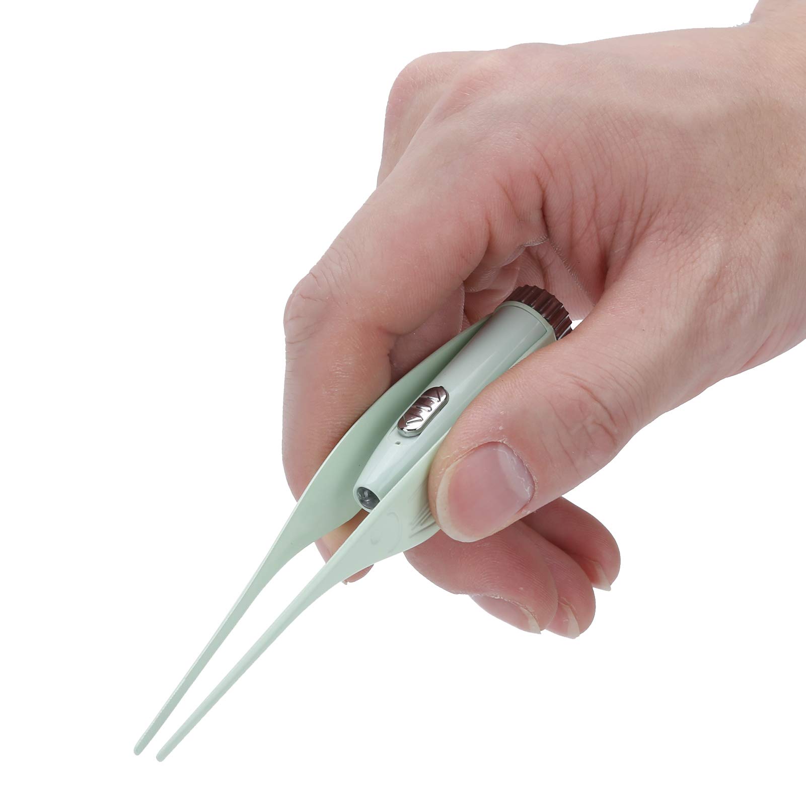 Ear Curette Earpick Kit con torcia elettrica, pinzette luminose a LED per eliminare il cerume per la rimozione del cerume per bambini, adulti e anziani con scatola di immagazzinaggio