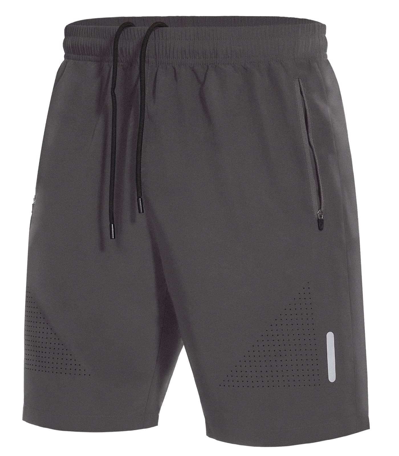 SIHOHAN Herren Sport Shorts Schnell Trocknend mit Reißverschlusstasch | Sporthose Kurze Hose Geeignet für Verschiedene Freizeit und Sport Gelegenheiten