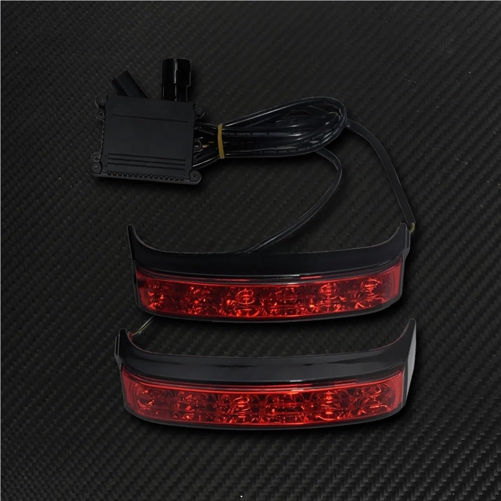 Frein Arrière Lampe Feu Arrière Avec Sacoches Latérales, Clignotants, Feux De Détresse Et Stop Pour Touring Pour Road King Pour Electra Glide